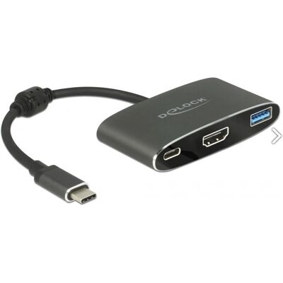 Adaptateur graphique USB DeLOCK - 4K, Gris - Publicité Adaptateur graphique USB DeLOCK - 4K, Gris - Publicité