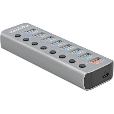 DeLOCK 63264 USB Hubs - 7 Port, Gyors töltés, USB-C PD 3.0 DeLOCK 63264 USB Hubs - 7 Port, Gyors töltés, USB-C PD 3.0