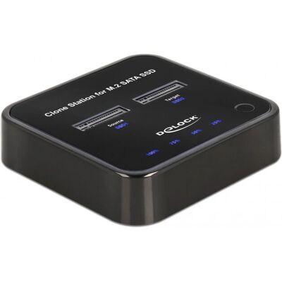 DeLOCK 63334 tallennusasema telakka - USB 3.2 Gen 2 - Musta DeLOCK 63334 tallennusasema telakka - USB 3.2 Gen 2 - Musta