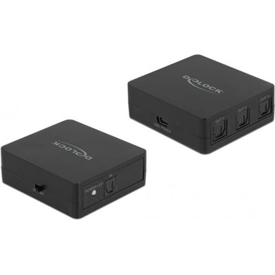 DeLock 63397 Audio Switch - Schwarz DeLock 63397 Audio Switch - Schwarz