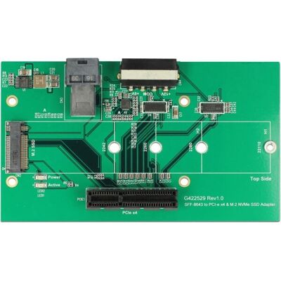 DeLOCK 63952 Schnittstellenkarte - U.2 SFF-8643 PCIe NVMe M.2 Adapter DeLOCK 63952 Schnittstellenkarte - U.2 SFF-8643 PCIe NVMe M.2 Adapter