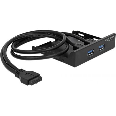 DeLOCK 63994 USB 3.0 Frontplatte - 3,5'' Schacht mit 2 Ports DeLOCK 63994 USB 3.0 Frontplatte - 3,5'' Schacht mit 2 Ports