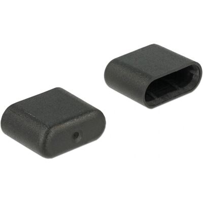 Protection contre la poussière DeLOCK 64008 USB Type-C - Noir - 10 pcs - Publicité Protection contre la poussière DeLOCK 64008 USB Type-C - Noir - 10 pcs - Publicité