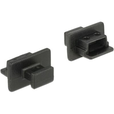 Couvercle antipoussière DeLOCK USB - 10 pièces - USB Mini-B - Noir - Protège ports - Publicité Couvercle antipoussière DeLOCK USB - 10 pièces - USB Mini-B - Noir - Protège ports - Publicité