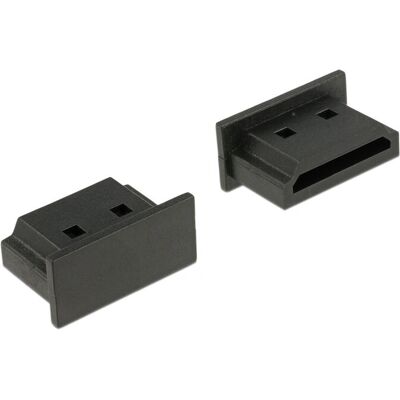 DeLOCK 64031 Couverture antipoussière Micro-HDMI Noire DeLOCK 64031 Couverture antipoussière Micro-HDMI Noire