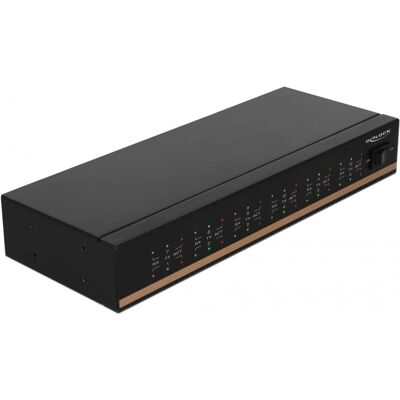 DeLOCK 64070 USB 2.0 zu 12 Port RS-232 Hub - Schwarz DeLOCK 64070 USB 2.0 zu 12 Port RS-232 Hub - Schwarz