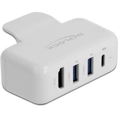 DeLOCK 64080 Dockingstation USB-C 4K HDMI Weiß DeLOCK 64080 Dockingstation USB-C 4K HDMI Weiß