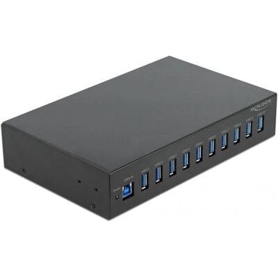 Hub USB DeLOCK 64112 - 10 Porte, Nero Hub USB DeLOCK 64112 - 10 Porte, Nero