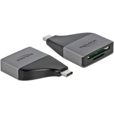 DeLOCK 64117 USB-C Kartenleser - SD/MMC Micro SD - Grau DeLOCK 64117 USB-C Kartenleser - SD/MMC Micro SD - Grau