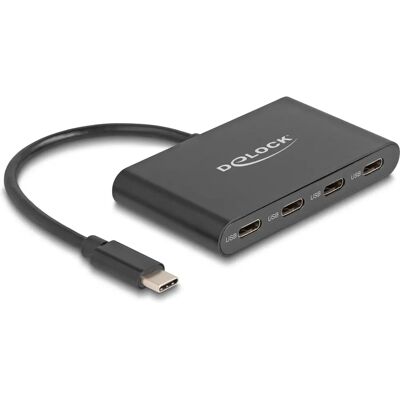 DeLOCK Malli 64129 USB-C Hub 4 Porttia - USB 3.2 Gen 2 DeLOCK Malli 64129 USB-C Hub 4 Porttia - USB 3.2 Gen 2