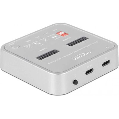 DeLOCK 64138 Speicher-Station - Silver DeLOCK 64138 Speicher-Station - Silver