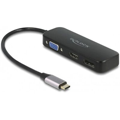 DeLock 64156 Laptop Docking Station - Thunderbolt 3, Schwarz DeLock 64156 Laptop Docking Station - Thunderbolt 3, Schwarz