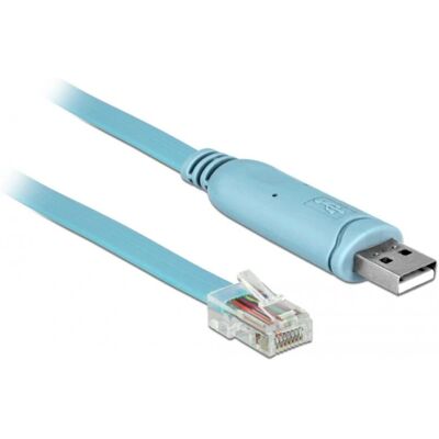DeLOCK Modell 64185 USB-RJ45 Seriell Adapter - Video Kabeladapter DeLOCK Modell 64185 USB-RJ45 Seriell Adapter - Video Kabeladapter