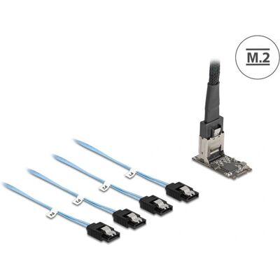 DeLOCK 64260 - M.2 2242 SATA 4x Ports - PCIe Adapter DeLOCK 64260 - M.2 2242 SATA 4x Ports - PCIe Adapter