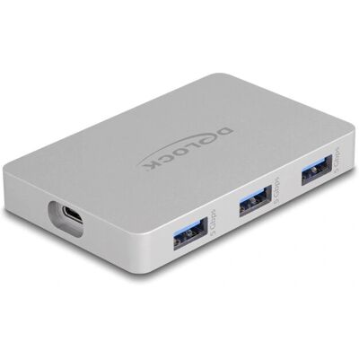 Hub USB DeLOCK 64279 - 7 Ports, Gris, Aluminium Hub USB DeLOCK 64279 - 7 Ports, Gris, Aluminium