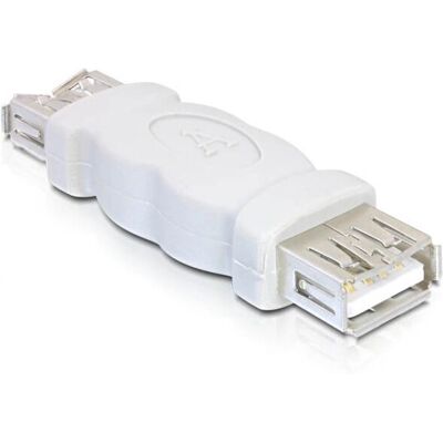 DeLOCK USB Adapter - USB 2.0 A auf A - Grau - Feminin DeLOCK USB Adapter - USB 2.0 A auf A - Grau - Feminin