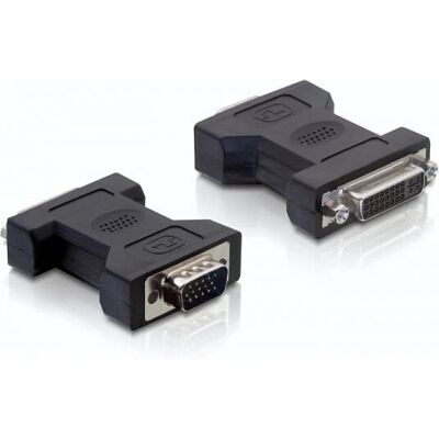 Adaptateur DVI-VGA Delock 65017 - Noir - Publicité Adaptateur DVI-VGA Delock 65017 - Noir - Publicité