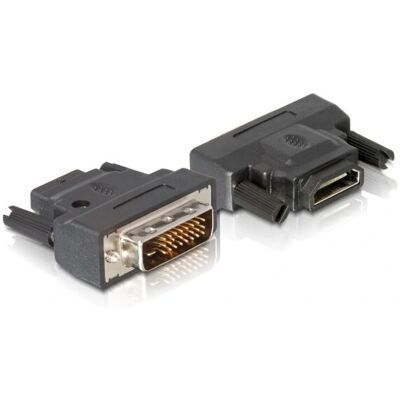 DeLOCK 65024 DVI-zu-HDMI Adapter Schwarz - Kabel DeLOCK 65024 DVI-zu-HDMI Adapter Schwarz - Kabel