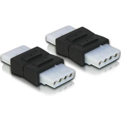 DeLOCK 65045 Kábel nemi váltó - 4-pines Molex Fekete DeLOCK 65045 Kábel nemi váltó - 4-pines Molex Fekete