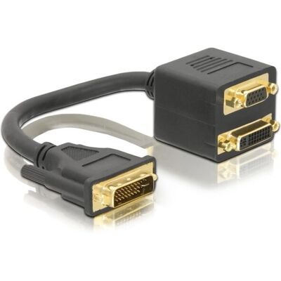 Adaptateur DeLOCK DVI29 DVI + VGA - Adaptateur - Publicité Adaptateur DeLOCK DVI29 DVI + VGA - Adaptateur - Publicité