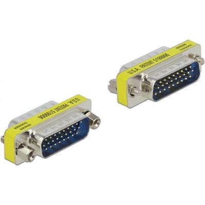 Changeur de genre DeLOCK 65112 Argent D-Sub 26 broches - Adaptateur de câble - Publicité Changeur de genre DeLOCK 65112 Argent D-Sub 26 broches - Adaptateur de câble - Publicité