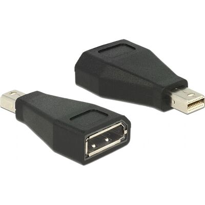 Adaptateur DisplayPort DeLOCK - Mini DisplayPort à DisplayPort, Noir - Publicité Adaptateur DisplayPort DeLOCK - Mini DisplayPort à DisplayPort, Noir - Publicité
