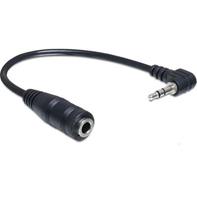 Câble audio DeLOCK 65397 - 14cm - Noir - Adaptateur 2,5mm à 3,5mm - Publicité Câble audio DeLOCK 65397 - 14cm - Noir - Adaptateur 2,5mm à 3,5mm - Publicité