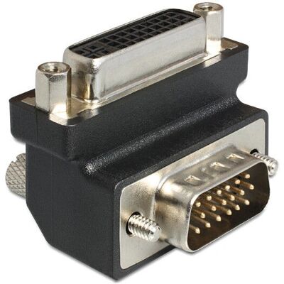 Delock DVI/VGA Adapteri - Musta - Video Adapteri Delock DVI/VGA Adapteri - Musta - Video Adapteri
