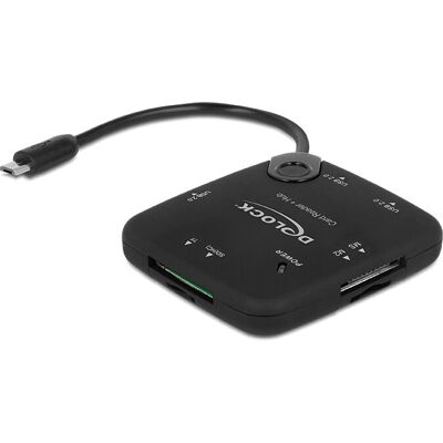 DeLOCK 65529 Lector de Tarjetas USB 2.0 Negro - Lector de Tarjetas DeLOCK 65529 Lector de Tarjetas USB 2.0 Negro - Lector de Tarjetas