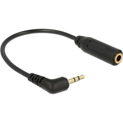 DeLOCK 0,175m 2,5mm/3,5mm cablu audio Negru - Adaptor DeLOCK 0,175m 2,5mm/3,5mm cablu audio Negru - Adaptor