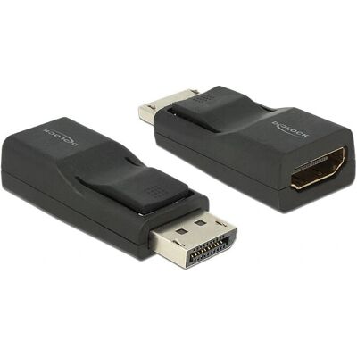 DeLOCK DisplayPort- HDMI-sovitin - 4K-tuki DeLOCK DisplayPort- HDMI-sovitin - 4K-tuki
