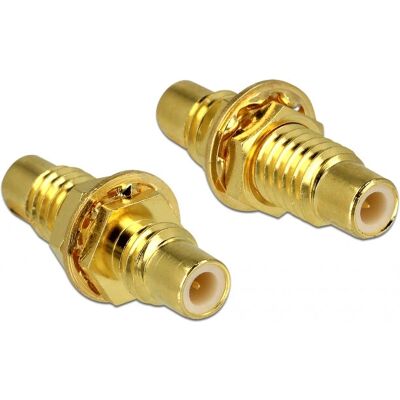 DeLOCK 65874 Koaxialstecker - 50 Ohm - M/M - Gold - SMC - 18.8mm DeLOCK 65874 Koaxialstecker - 50 Ohm - M/M - Gold - SMC - 18.8mm
