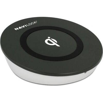 Chargeur sans fil Navilock Qi - Universel, Noir, Intérieur/Extérieur Chargeur sans fil Navilock Qi - Universel, Noir, Intérieur/Extérieur