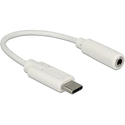 DeLOCK 65913 Aktiv USB-C auf 3,5 mm Audio-Adapter - Weiß DeLOCK 65913 Aktiv USB-C auf 3,5 mm Audio-Adapter - Weiß
