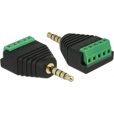 DeLock 65947 Kabel-Geschlechtswandler 3,5 mm Schwarz-Grün DeLock 65947 Kabel-Geschlechtswandler 3,5 mm Schwarz-Grün