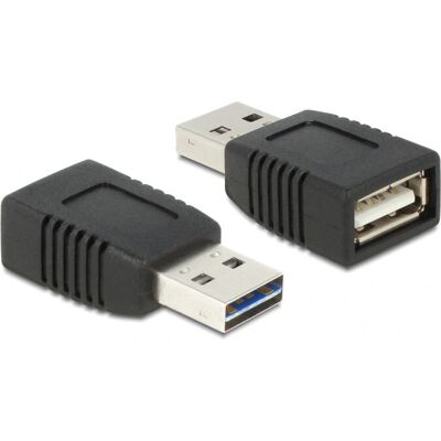 DeLOCK 65965 USB Käännettävä Sovitin - USB 2.0 - Musta DeLOCK 65965 USB Käännettävä Sovitin - USB 2.0 - Musta