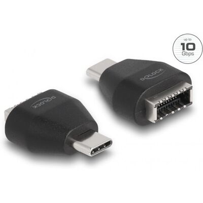 DeLock USB Type-C zu USB A Adapter - Schwarz Kompakt Hohe Datenrate DeLock USB Type-C zu USB A Adapter - Schwarz Kompakt Hohe Datenrate