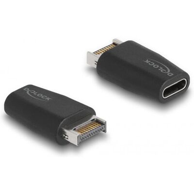 Adaptateur de câble DeLOCK 66059 USB-C à USB-A (USB 3.2 Gen 2) - Noir - Publicité Adaptateur de câble DeLOCK 66059 USB-C à USB-A (USB 3.2 Gen 2) - Noir - Publicité