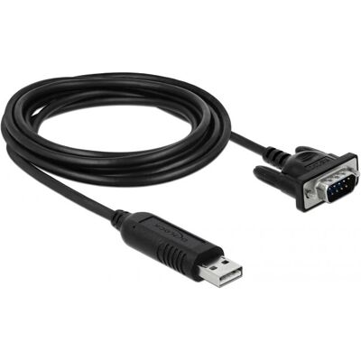 DeLOCK 66282 Seriellkabel - USB (m) zu DB-9 (m) - 1,8 m - Schwarz DeLOCK 66282 Seriellkabel - USB (m) zu DB-9 (m) - 1,8 m - Schwarz
