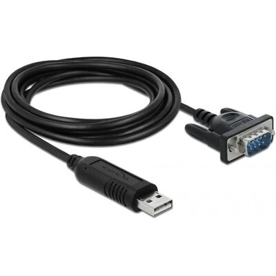 Delock USB 2.0 zu RS-485 Serielladapter - Schwarz - 1,8 m Delock USB 2.0 zu RS-485 Serielladapter - Schwarz - 1,8 m