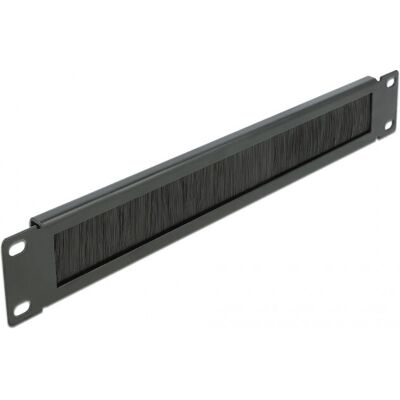 DeLOCK 66288 Panel de Gestion de Câbles - 1U, Noir, Accessoire Rack - Publicité DeLOCK 66288 Panel de Gestion de Câbles - 1U, Noir, Accessoire Rack - Publicité