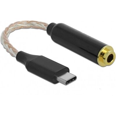 DeLOCK 66302 Hochauflösender Audio USB-C Adapter - Schwarz DeLOCK 66302 Hochauflösender Audio USB-C Adapter - Schwarz