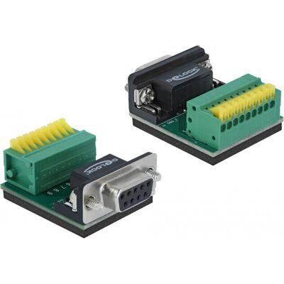 DeLOCK 66322 - Seriell 9-Pin-Stecker - Schwarz, Grün, Silber, Gelb - Computzubehör DeLOCK 66322 - Seriell 9-Pin-Stecker - Schwarz, Grün, Silber, Gelb - Computzubehör
