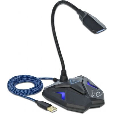 DeLOCK 66330 USB Microphone - Black, Blue Game console mic DeLOCK 66330 USB Microphone - Black, Blue Game console mic