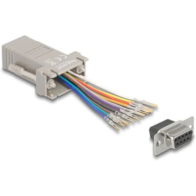 DeLOCK 66472 Kabel Gender Changer - Seriell Schnittstelle - Grau DeLOCK 66472 Kabel Gender Changer - Seriell Schnittstelle - Grau