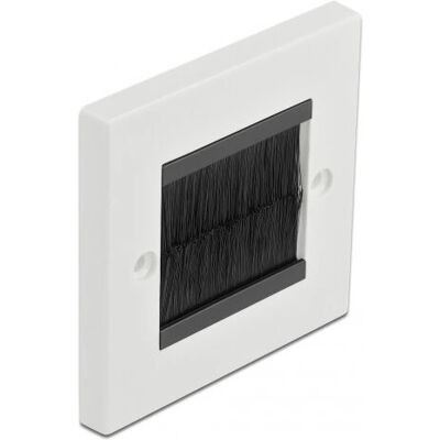 Delock Wandabdeckung - 86x86mm - Weiß - Versteckt Kabel Delock Wandabdeckung - 86x86mm - Weiß - Versteckt Kabel