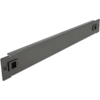 DeLock 66577 Rack Zubehör - Schwarz - 1U DeLock 66577 Rack Zubehör - Schwarz - 1U