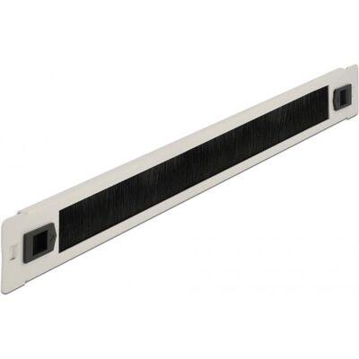 DeLOCK 66581 Kabelmanagement Panel - Grau - 1U - 48,3cm DeLOCK 66581 Kabelmanagement Panel - Grau - 1U - 48,3cm
