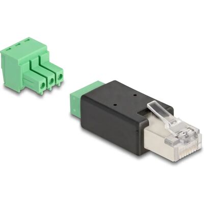 DeLock 66607 Kabel Gender Changer RJ45 - Schwarz, Grün DeLock 66607 Kabel Gender Changer RJ45 - Schwarz, Grün