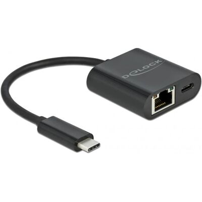 Estación de acoplamiento USB-C DeLOCK - 4K HDMI, Ethernet, Carga - Negro Estación de acoplamiento USB-C DeLOCK - 4K HDMI, Ethernet, Carga - Negro